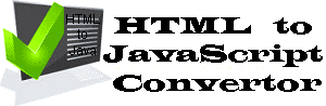 Welcome to succeed - HTML to JavaScript Convertor